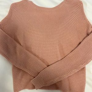 Hollister Pink Reversible Sweater